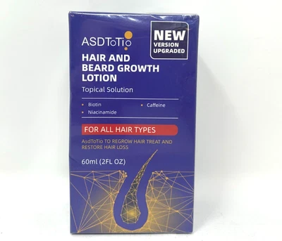 ASDToTio HAIR & BEARD GROWTH LOTION, 60 ml / 2 fl oz - Image 1 of 3