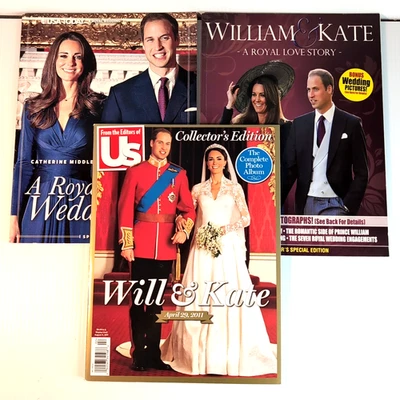 Will & Kate Royal Wedding Prince William Princess Catherine Royal Love Story 3x - Image 1 of 4