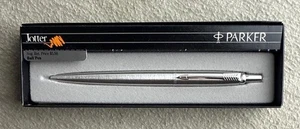 Neuer Parker Jotter Kugelschreiber, Edelstahl, Made in USA in Box - LESEN - Bild 1 von 9