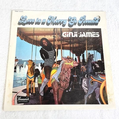 Ginji James "Love Is A Merry Go Round" 1970 Soul LP,SEALED!,Orig Brunswick Press Foto 1 de 2