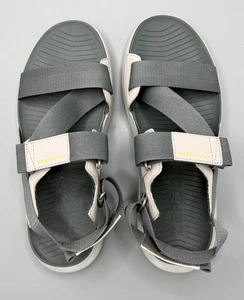 ⭕️ COLE HAAN ZEROGRAND HERREN SANDALEN GRAU WEISS GR. 10M KOMFORTRIEMEN - Bild 1 von 9