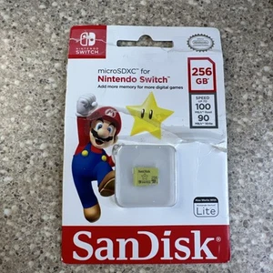SanDisk Nintendo 256GB microSDXC for Nintendo Switch & Lite Brand New - Photo 1 sur 3