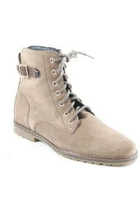 TOMMY HILFIGER Patucos con cordones Mujeres Botines Talla EU 39 marrón claro - Imagen 1 de 5