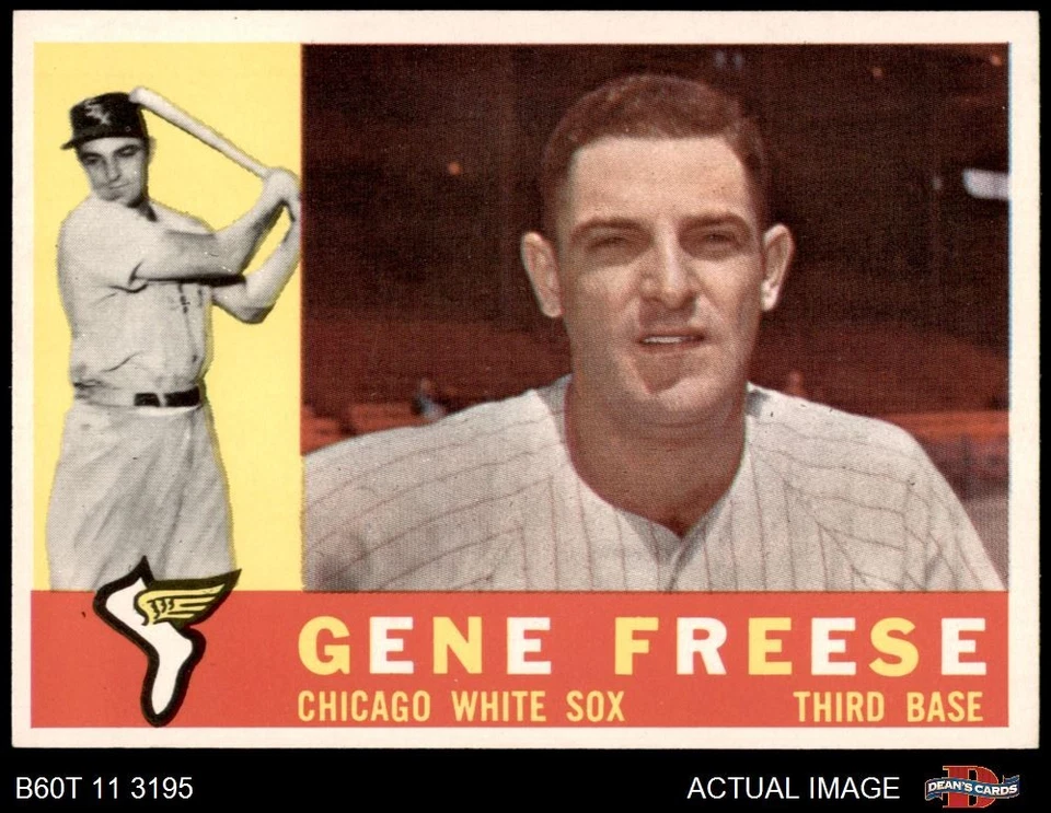 1960 Topps #435 Gene Freese White Sox 8 - NM/MT - Image 1 of 1