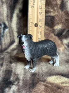 Modellino Schleich BORDER COLLIE vintage ritirato 2002 cane giocattolo animale femmina adulto - Foto 1 di 5