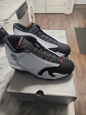 Air Jordan Retro 14 Puntera Negra 2024 Nuevo en Caja Probado Demasiado Pequeño Talla 9 Foto 1 de 4