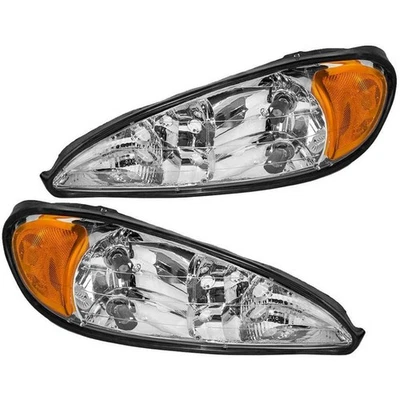 Par de faros laterales de conductor y pasajero DOT para Pontiac Grand Am 1999-2005- Foto 1 de 4