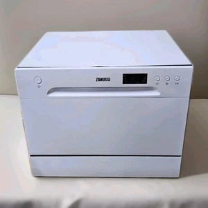 Zanussi ZDM17301WA 6 Place Freestanding Table Top Dishwasher White R:34 RRP £399 - Picture 1 of 16