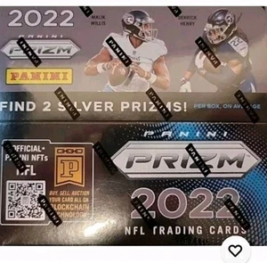 2022 Panini Prizm NFL Football Factory Sealed Retail Box 24 Packs - Picture 1 of 1
