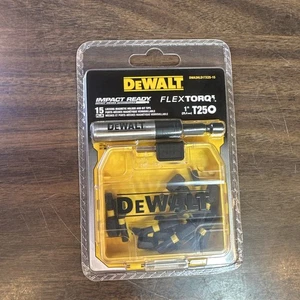 DeWALT 15 piece Locking Magnetic Holder and Bit Tips T25 1" Impact Ready - Picture 1 of 6