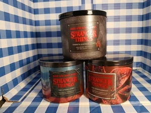 Bath and Body Works Stranger Things 3-Wick Candle Set - Picture 1 of 5