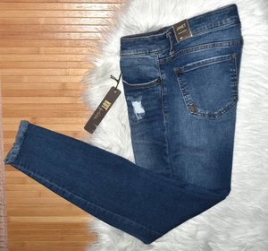 Kut From the kloth Janet Ankle Skinny Destroyed Raw Hem Jeans Sz 8  Stretch New - Picture 1 of 4