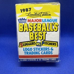 Fleer 1987 Edizione Limitata Baseball's Best Sluggers vs Pitchers Scatola Sigillata  - Foto 1 di 2