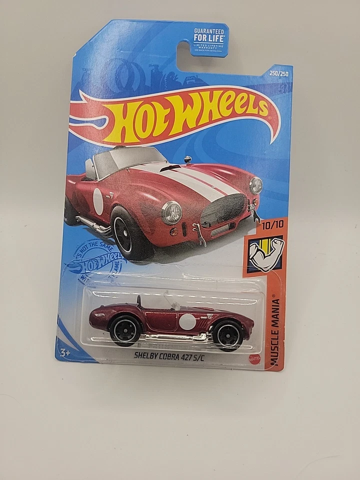Hot Wheels Muscle Mania 10/10 Shelby Cobra 427 S/C em vermelho 250/250 - Imagem 1 de 1