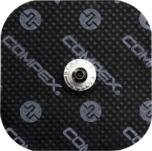 Compex I 4 Electrodos Negros 5X5 Cm Para Electroestimuladores I Compatible Con E - Imagen 1 de 6