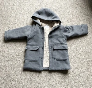 Zara Kids Winter Coat. 3-4T Sherpa Lined, Very Good Condition. - Picture 1 of 3