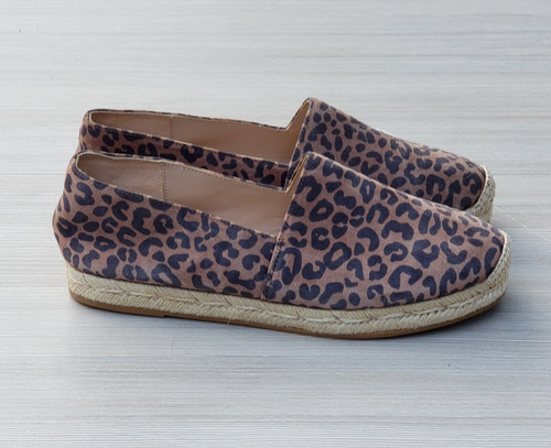 Scarpe espadrillas leopardate Stuart Weitzman da donna taglia US 7 EU 37 5 PROVATE