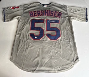 Orel Hershiser Signed Cleveland Indians Jersey PSA 9A20658 - Picture 1 of 4