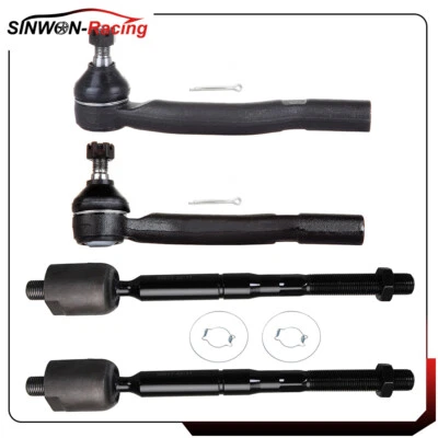 Extremos de barra de amarre delanteros 4 piezas para Toyota Avalon Camry Se Le Le Lexus Es350 2005-2012 Foto 1 de 4