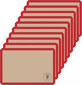 Full Size 10-Pack Non-Stick Silicone Baking Mats - Perfect for Cookies & Cakes - Picture 1 of 11