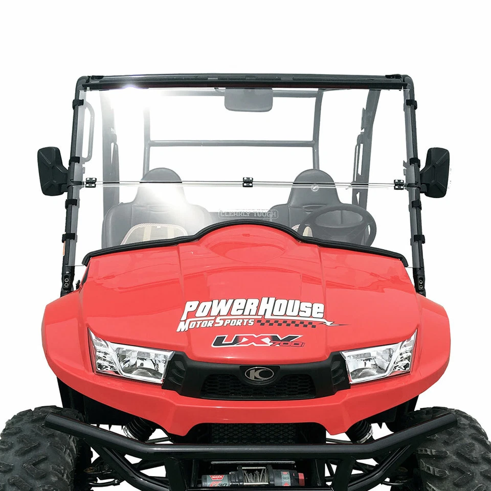 Clearly Tough Kymco UXV 500/700 (2014-2016) Full Folding Windshield - Imagem 1 de 3