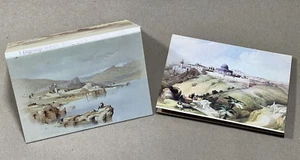 2 Libri di 10 Cartoline di David Roberts 1839 Litografie di Gerusalemme Betlemme - Foto 1 di 4