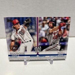 2019 Topps 150th Anniversary Jake Noll James Bourque Rookie RC Gold Stamp #US210