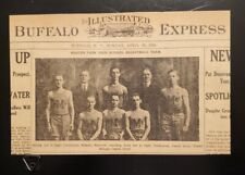 0823----1916 Masten Park High School basketball team photo