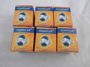 6 x Omnilux MR16 Halogen Lamps 12V 50W GX5.3 SP12 EXT Closed - Picture 1 of 4
