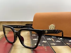 TORY BURCH TY2133U 1709 Black Asian Fit 51 Eyeglasses Option To Add RX - Picture 1 of 9
