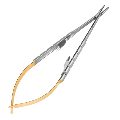 Soporte de aguja afilado JMU recto Castroviejo Perma 15 cm/5,9" principalmente para agarre Foto 1 de 4