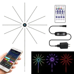 Fireworks LED Strip Light Music Sound Sync Color Changing For Christmas Party 5V - Picture 1 of 22