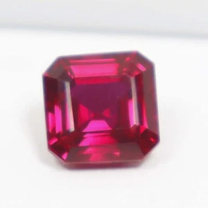 Untreated 4.10 Ct Natural Mozambique Red Ruby Square Gemstone GIE Certified 1118 - Picture 1 of 7