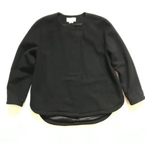 Charlotte Brody Wool Jacket Coat Womens XS Black Long Sleeve One Button Wool - Picture 1 of 12