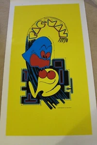 JUEGO DE ARTE LATERAL PACMAN SERIGRAFIADO ¡El único conjunto serigrafiado en el mundo! - Imagen 1 de 2