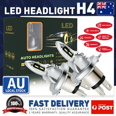 For SUZUKI LIANA  2003 onwards Kit H/L Beam H4 LED Headlight Globes 1400LM White - image 1 of 4
