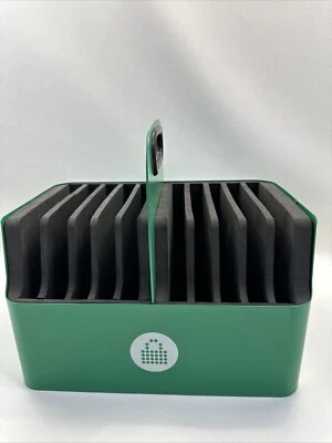 Lock N Charge 10 Slot Padded Tablet Laptop Caddy Metal Carry Case IT Computer G - Image 1 of 4