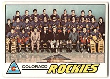 1977-78 O-Pee-Chee Colorado Rockies Team #76 Colorado Rockies