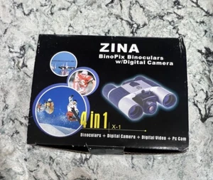 Zina Binoculars Digital Camera Digitial Video Y2K PC Cam Camera BinoPix - Picture 1 of 5