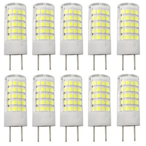 10pcs G8 Base Bi-Pin LED Lights Bulb 64-2835 AC/DC 12V Light 5W Ceramics Lamp - Picture 1 of 5