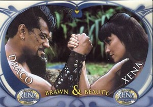 Xena Beauty and Brawn Limited Cell Chase Card Set BB1 BB2