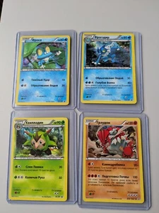 Pokemon Russian XY Kalos Deck HOLO Froakie #12 Frogadier #13 Quilladin #4 Cards - Bild 1 von 11
