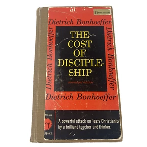 THE COST OF DISCIPLESHIP By Detrich Bonhoeffer Unabridged Edition HARDBACK 1963 - Foto 1 di 13