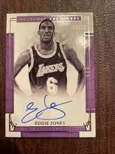 2016-17 National Treasures Eddie Jones Auto Autograph #7475 Lakers. Purple. #20