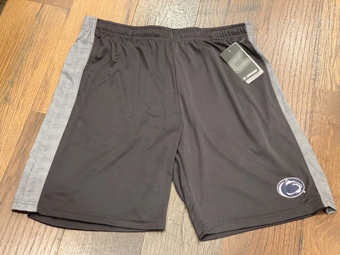 Penn State Nittany Lions Men's Gray Logo Shorts Size XL - NWT Cover