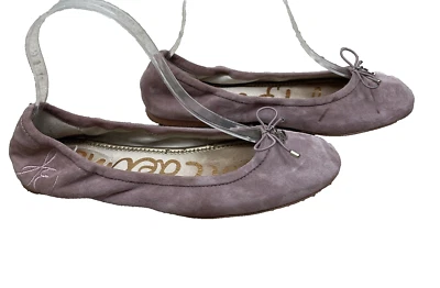 Zapatos planos de ballet Sam Edelman para mujer 7,5 cuero rosa Felicia arco balletcore Foto 1 de 4
