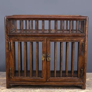 36 cm Chinese Wood cabinet natural Rosewood cabinet inlay shell Tea cabinet - Picture 1 of 9