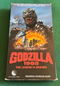 Godzilla 1985 The Legend Is Reborn VHS New World Video Raymond Burr - Bild 1 von 4