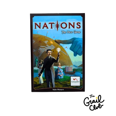 Nations: The Dice Game Board Game - 100% Complete - Free Shipping - Image 1 of 4