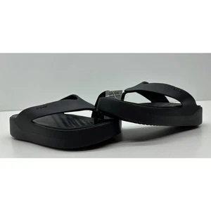 Crocs sandali donna Getaway platform infradito neri noir taglia 6 nuovi con etichette #007S - Foto 1 di 9